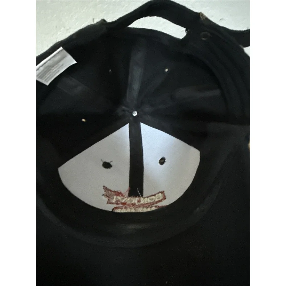 Bon Jovi 2022 Tour Black Strap Back Baseball Style Cap One Size Rock N Roll‎